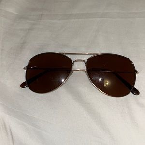 Aviator Brown Sunglasses